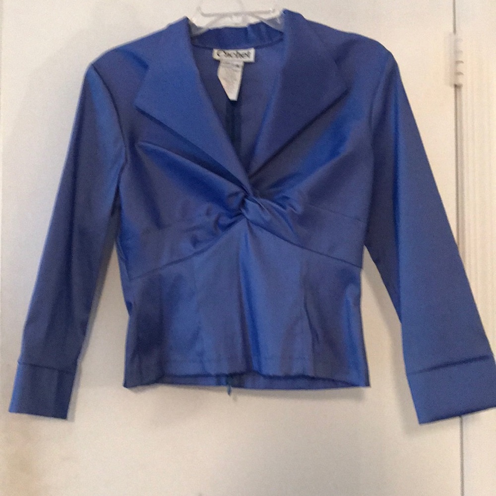 Cachet women’s purple evening blouse size 4